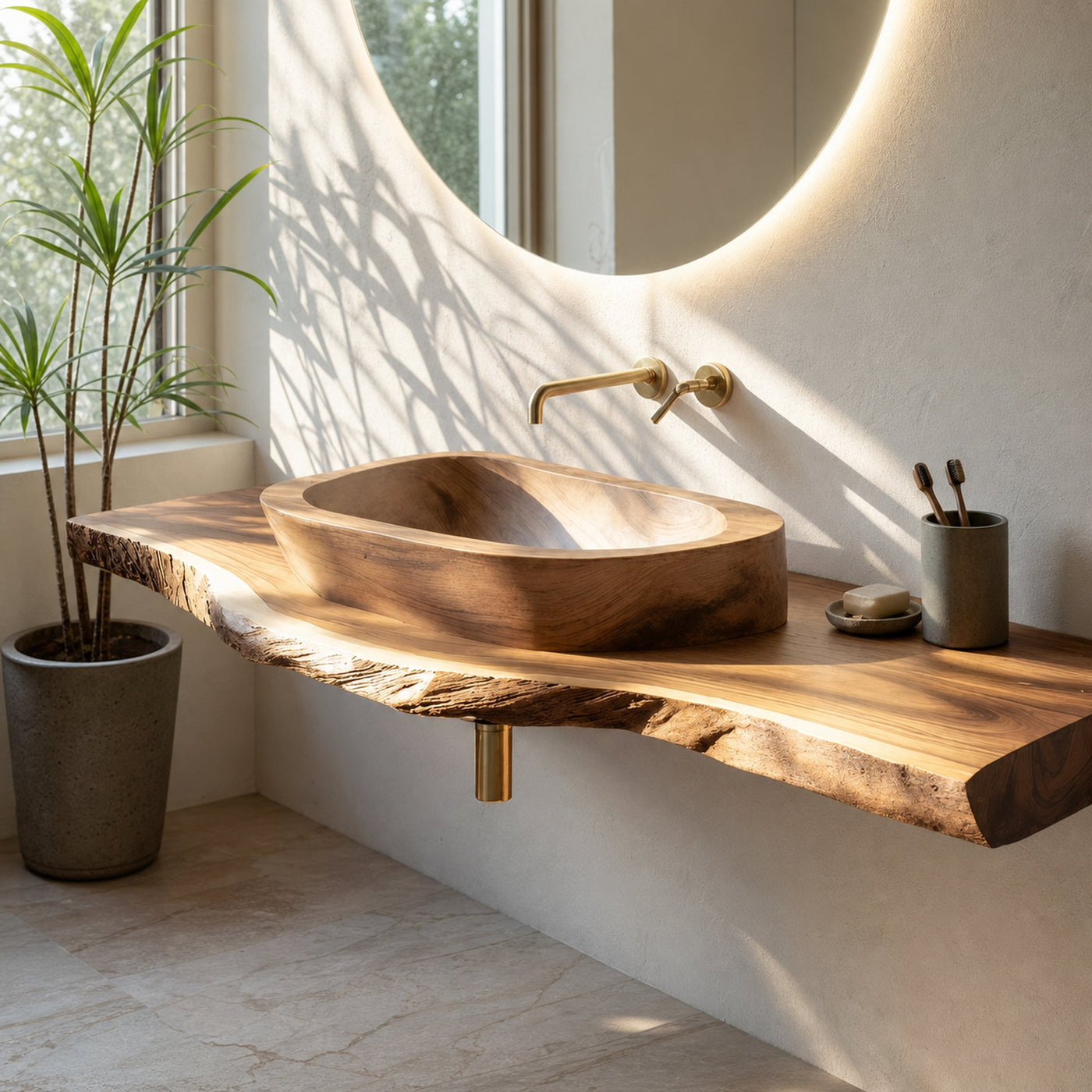 Handcrafted Vanity With Storage For Bathroom Design - product view 6