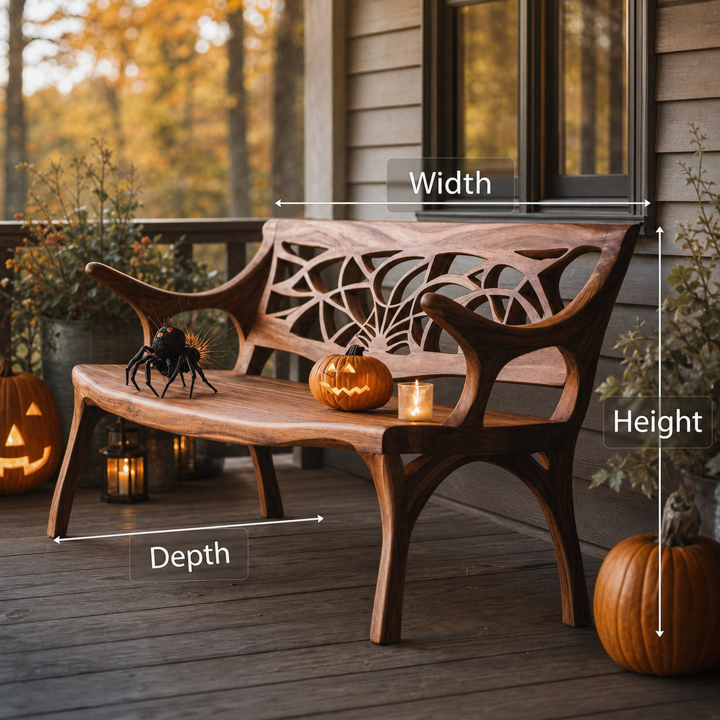 Handcrafted Wooden Bench For Living Room And Hallway Furniture - product view 6