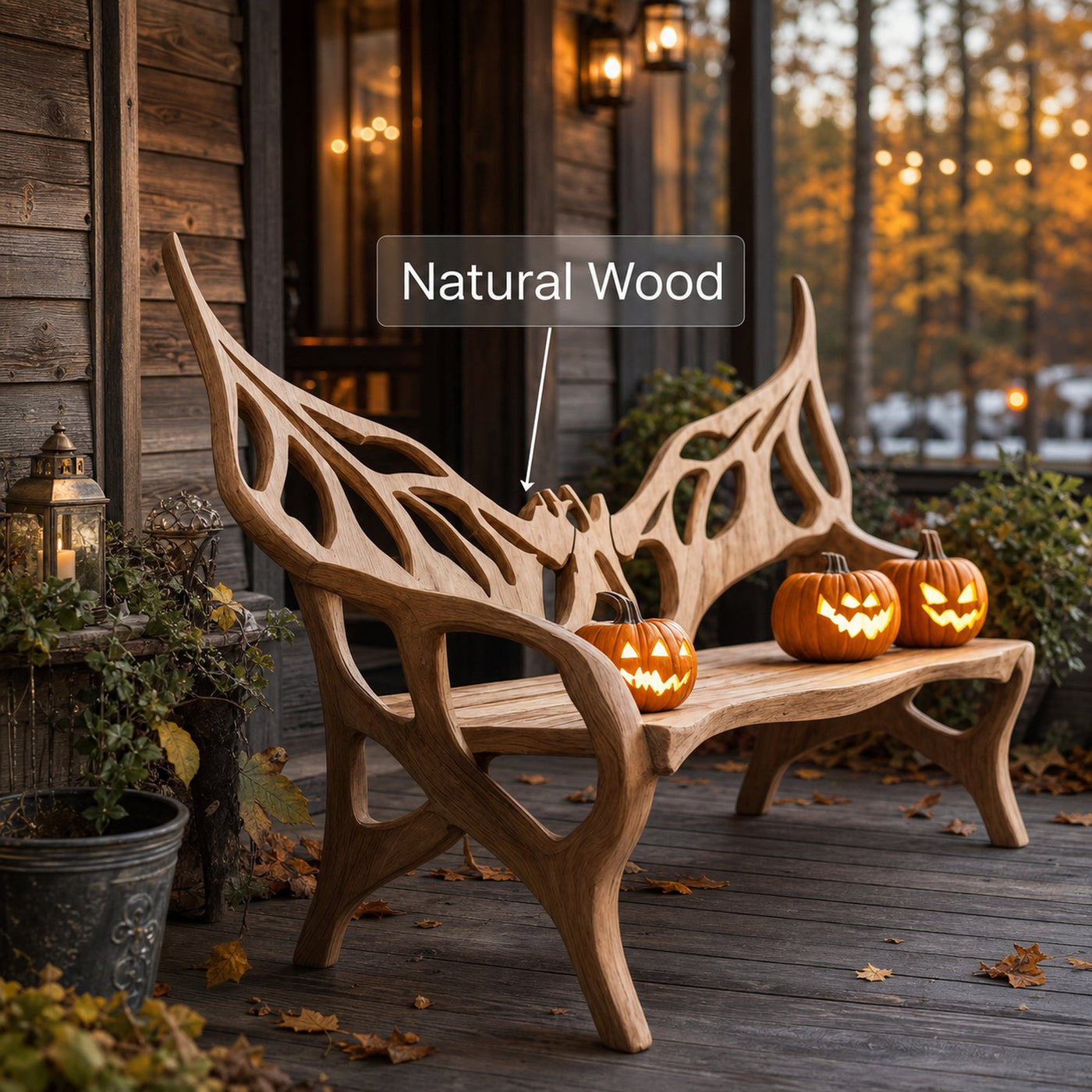Handcrafted Wooden Bench For Living Room Classic Furniture Ideas - product view 6
