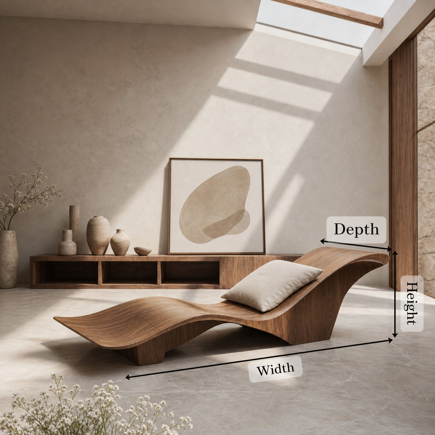 Handcrafted Wooden Daybed For Living Room Furniture Decoration - product view 6