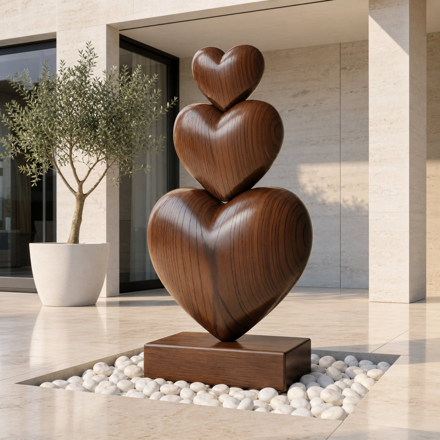 Handcrafted Wooden Sculpture For Furniture Unique Display - product view 7