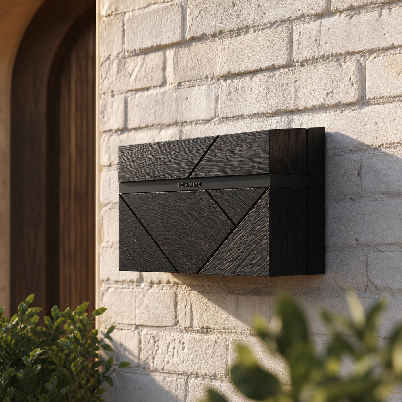 Handcrafted Wooden Sculpture Mailbox For Garden Outdoor Yard Decor
