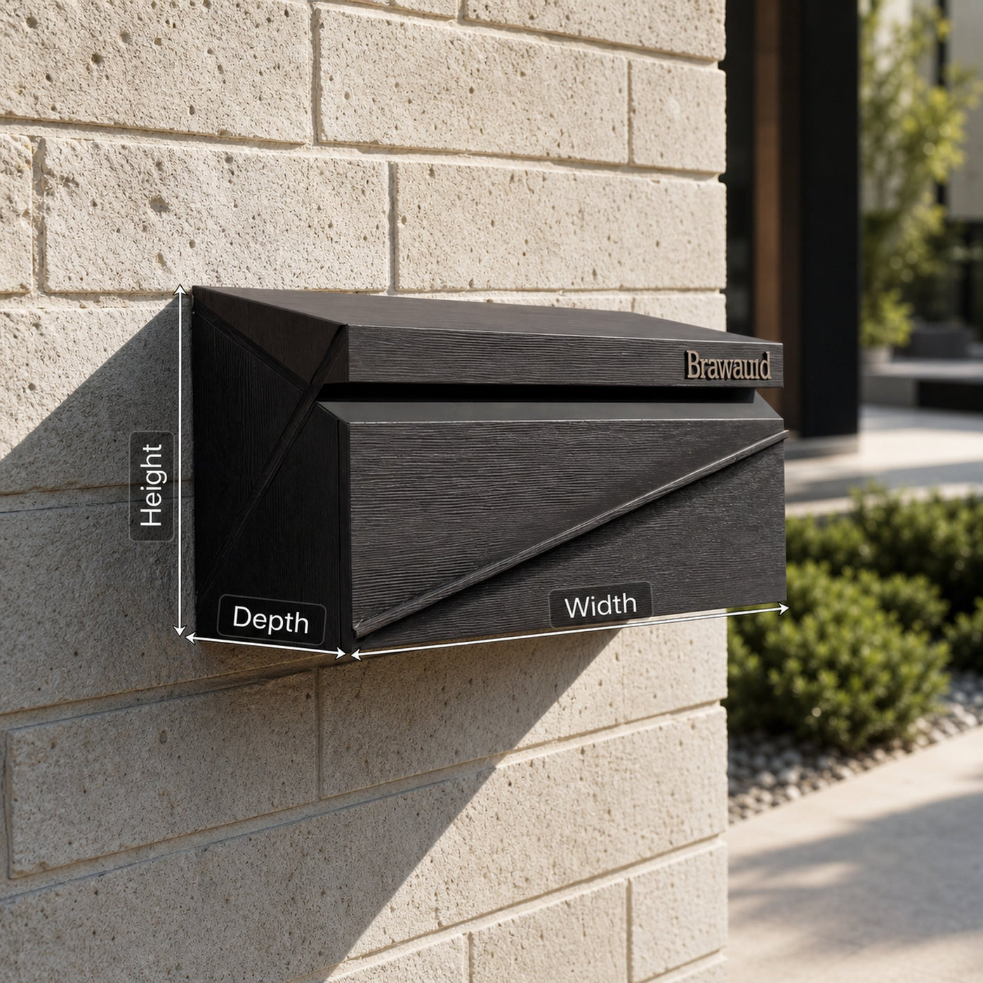 Handcrafted Wooden Sculpture Mailbox For Outdoor Rustic Garden Decor - product view 6