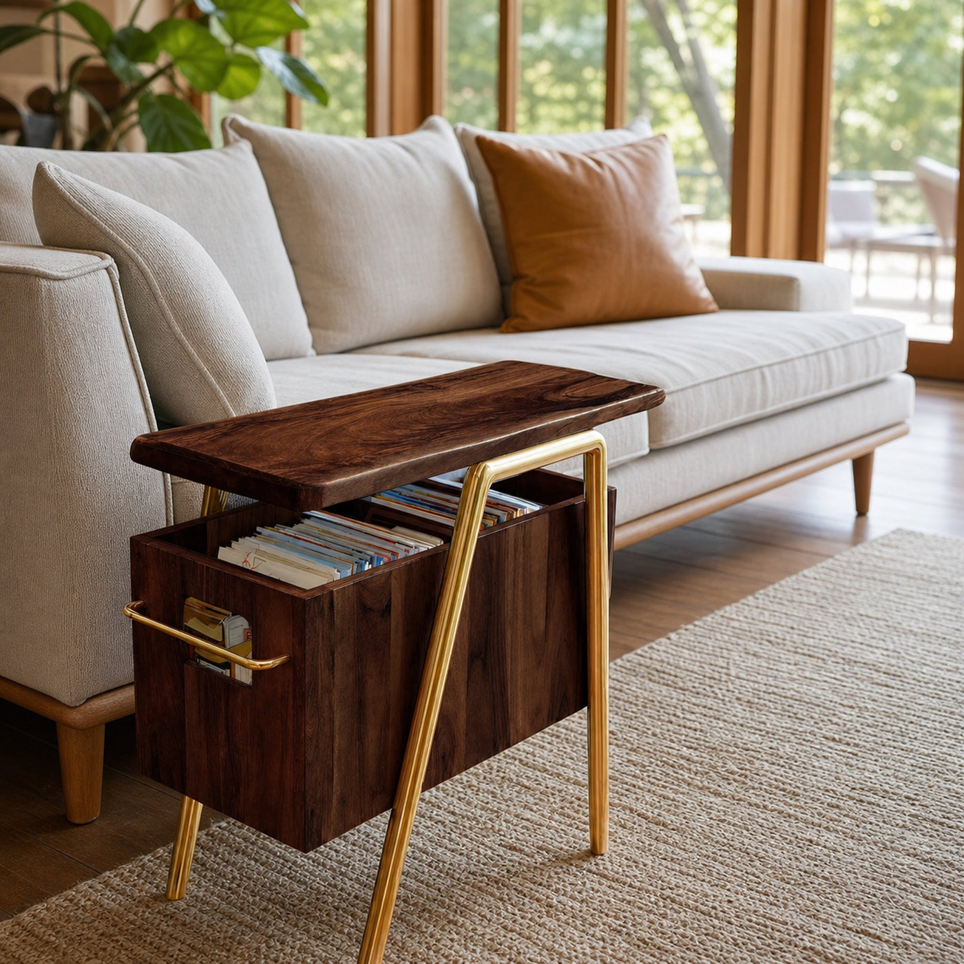Handcrafted Wooden Side Table For Furniture Decoration - product view 7