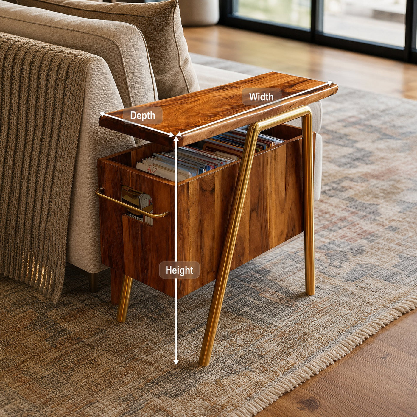 Handcrafted Wooden Side Table For Furniture Decoration - product view 8