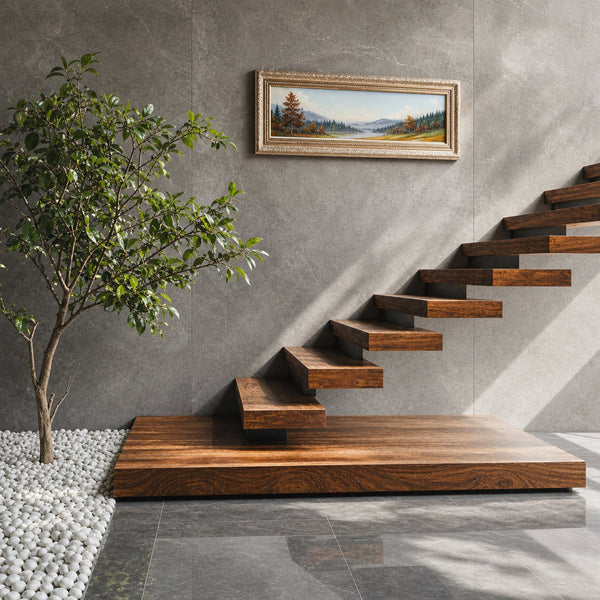 Handmade Wooden Staircase Steps For Home Decor