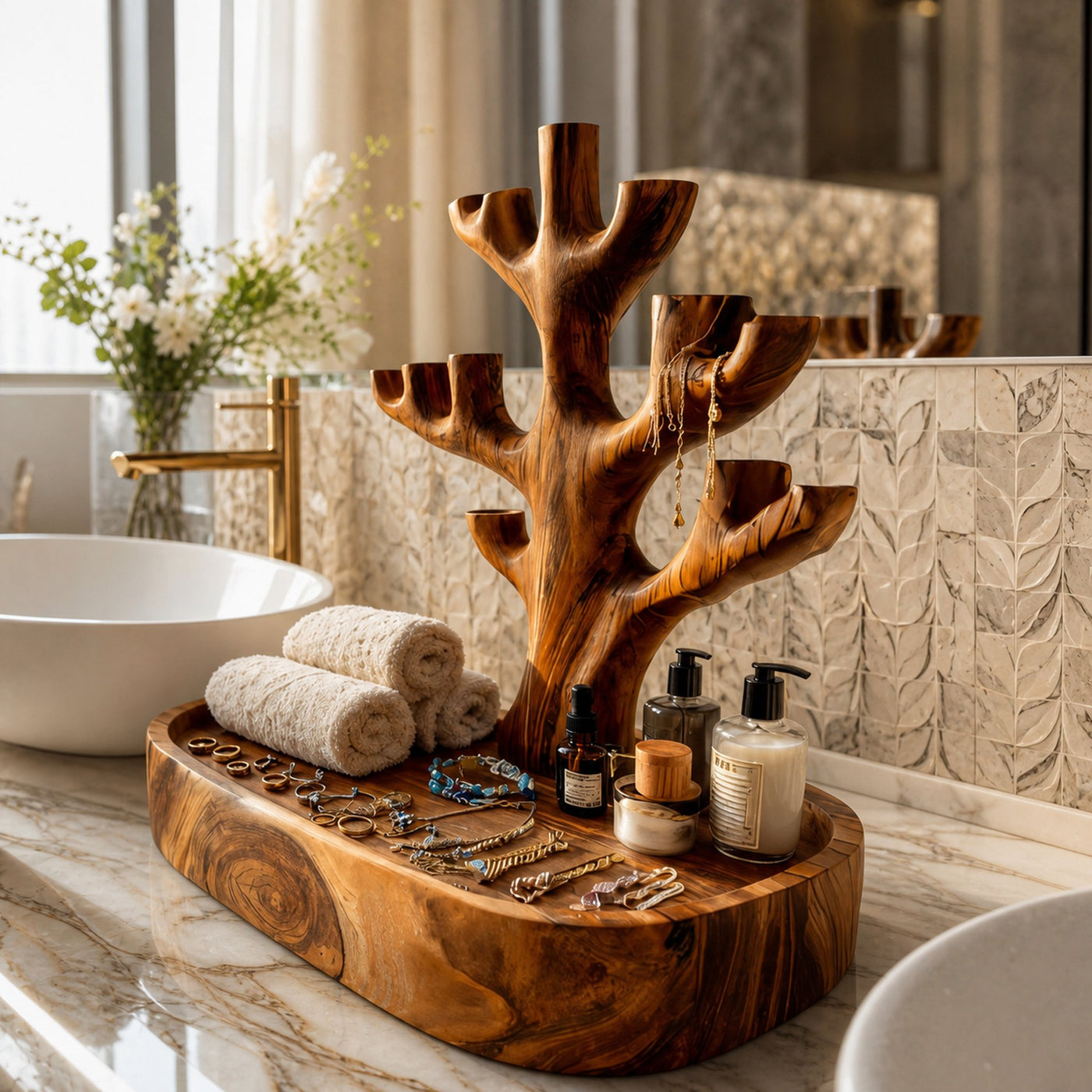 Luxury Handcrafted Jewelry Holder For Bedroom Space
