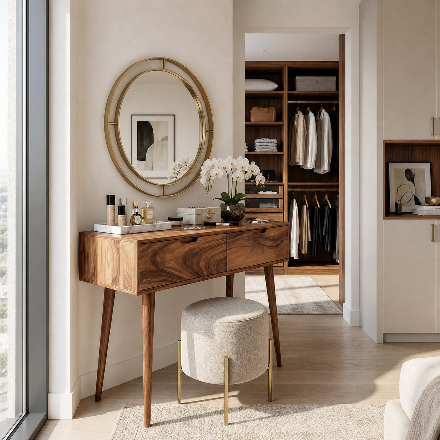 Luxury Makeup Vanity Desk Dressing Area Beauty Space Personal Area - product view 6
