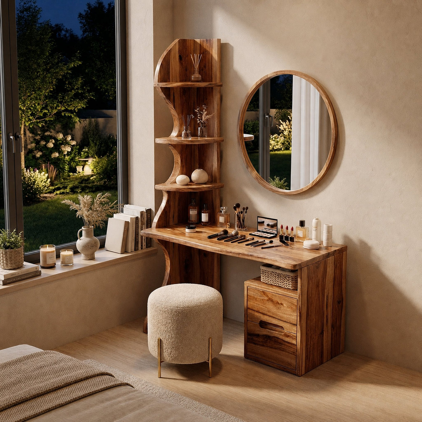 Luxury Vanity Table Dressing Area Personal Beauty Space Makeup Area - product view 6