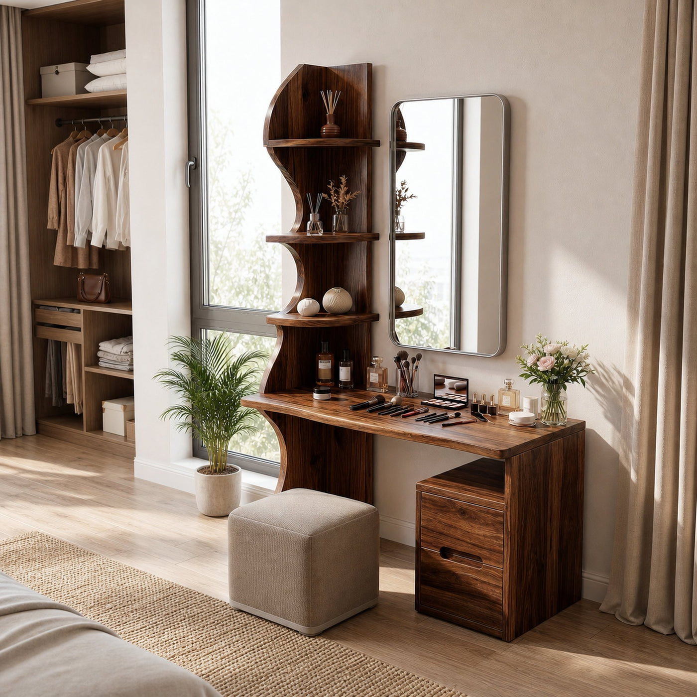 Luxury Vanity Table Dressing Area Personal Beauty Space Makeup Area - product view 7