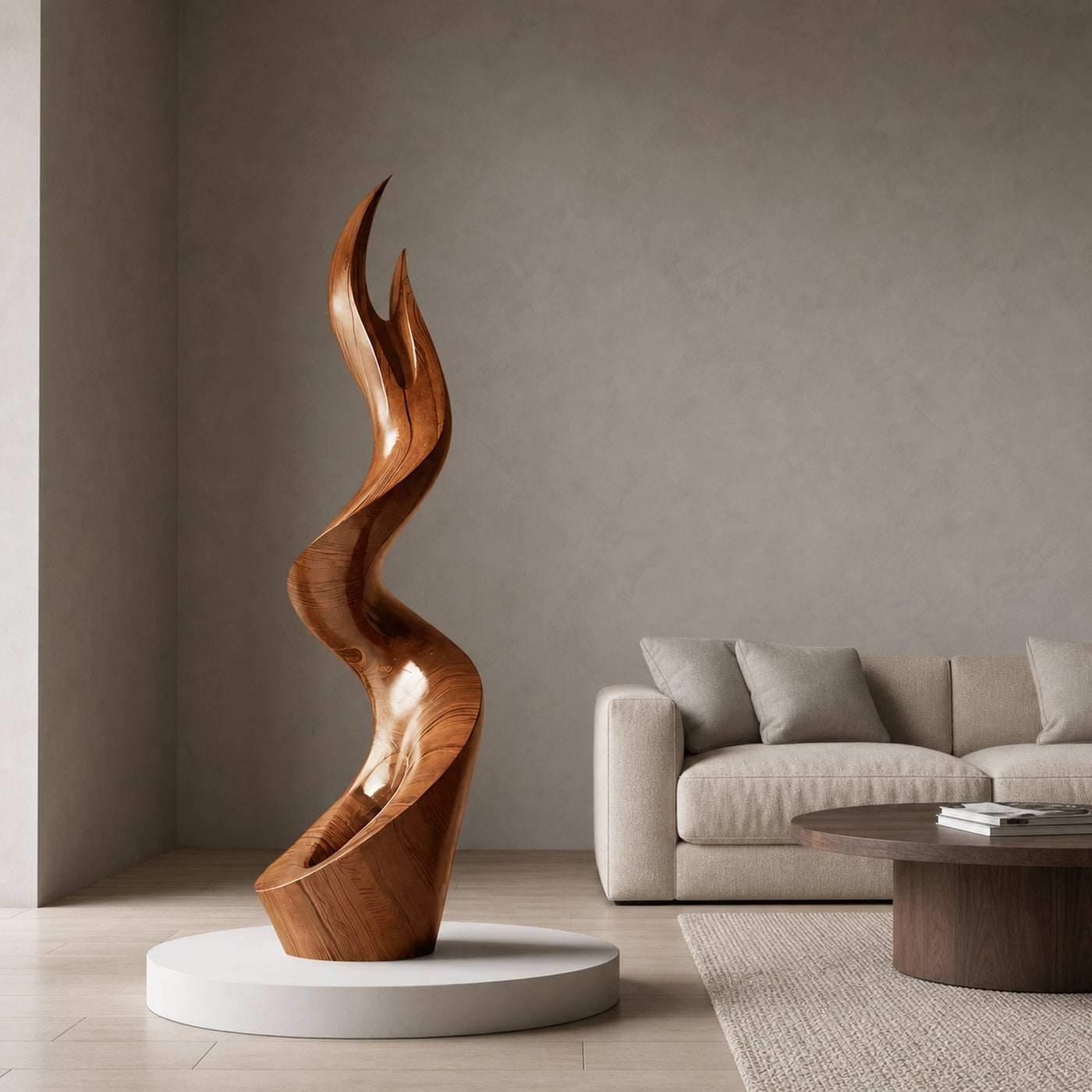 Mid Century Abstract Sculpture For Furniture Wall Art - product view 6