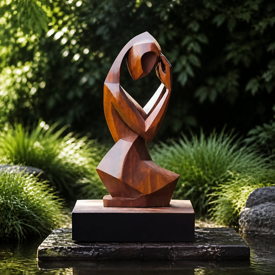 Mid Century Abstract Sculpture For Modern Outdoor Space