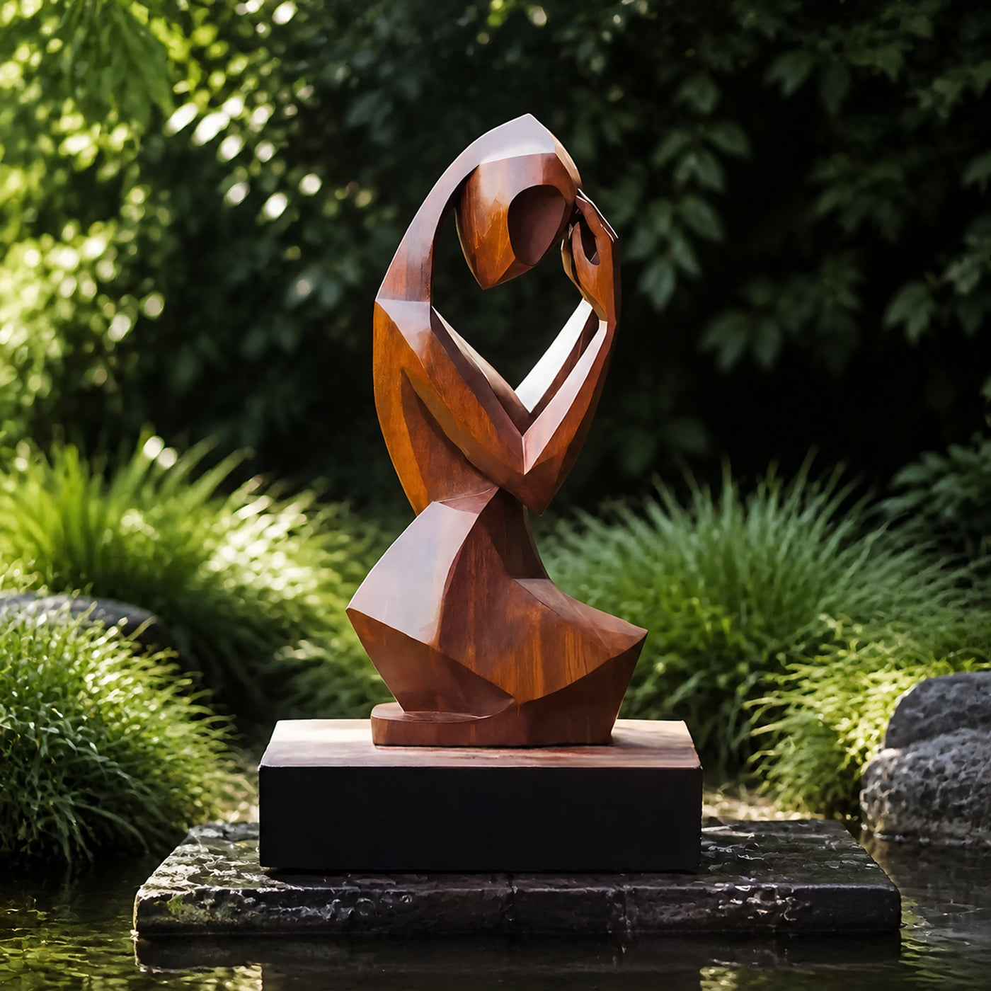 Mid Century Abstract Sculpture For Modern Outdoor Space
