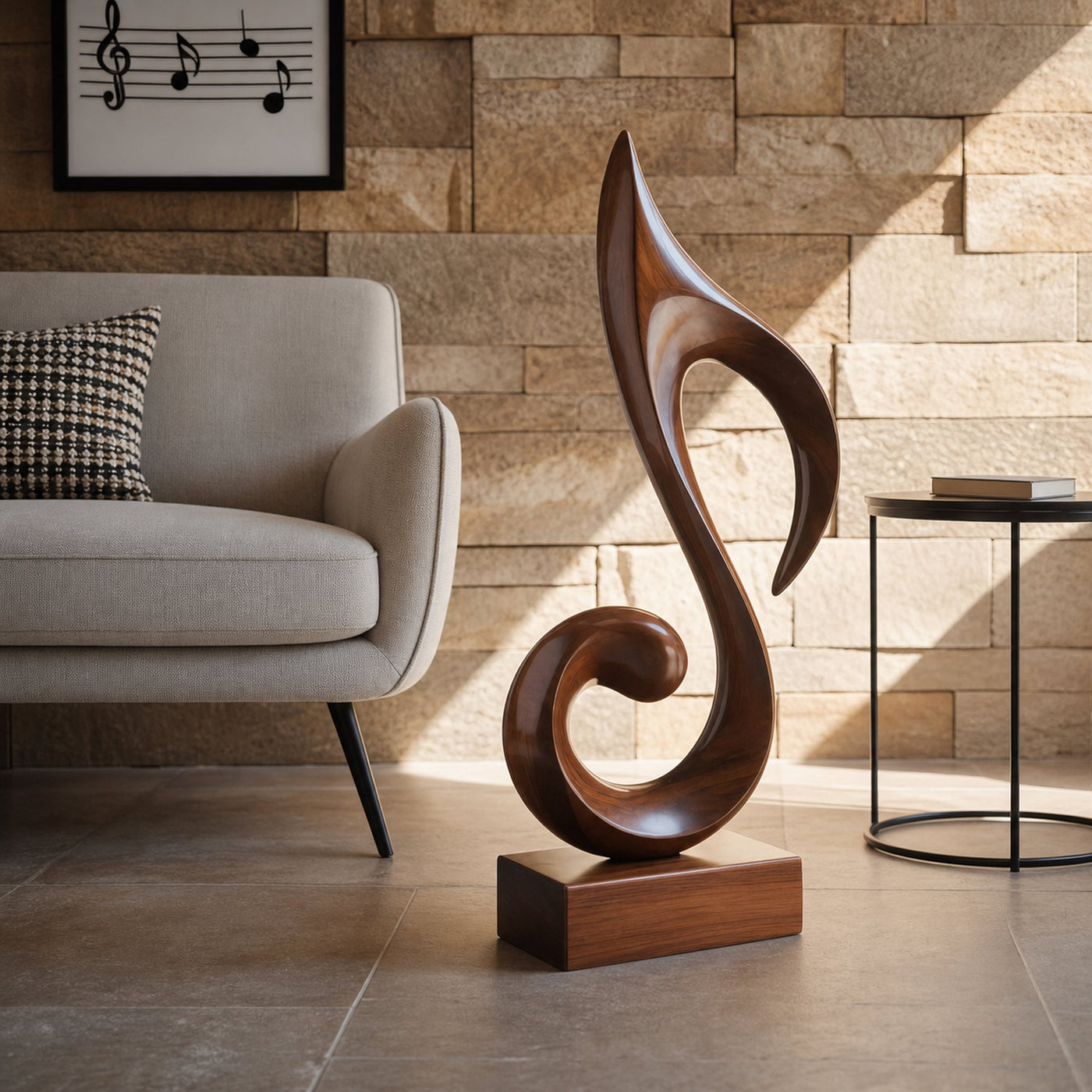 Mid Century Abstract Sculpture For Outdoor Garden Style