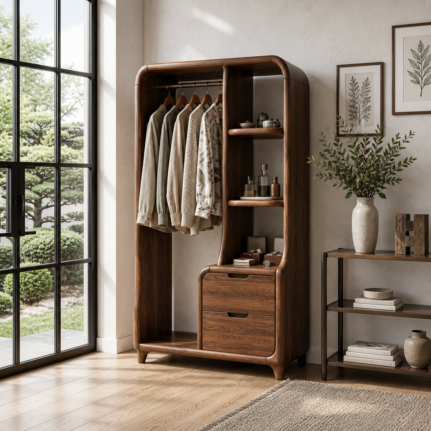Mid Century Artistic Storage Cabinet For Bedroom Interior Lounge - product view 7