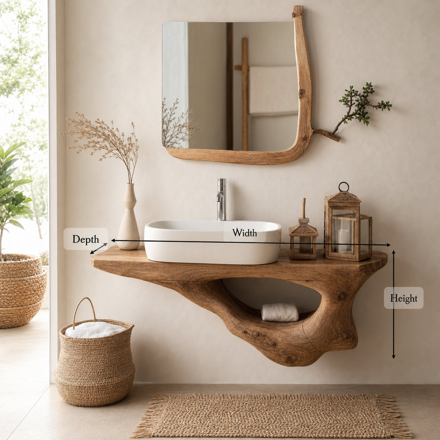 Mid Century Bathroom Furniture Decor Collection - product view 8