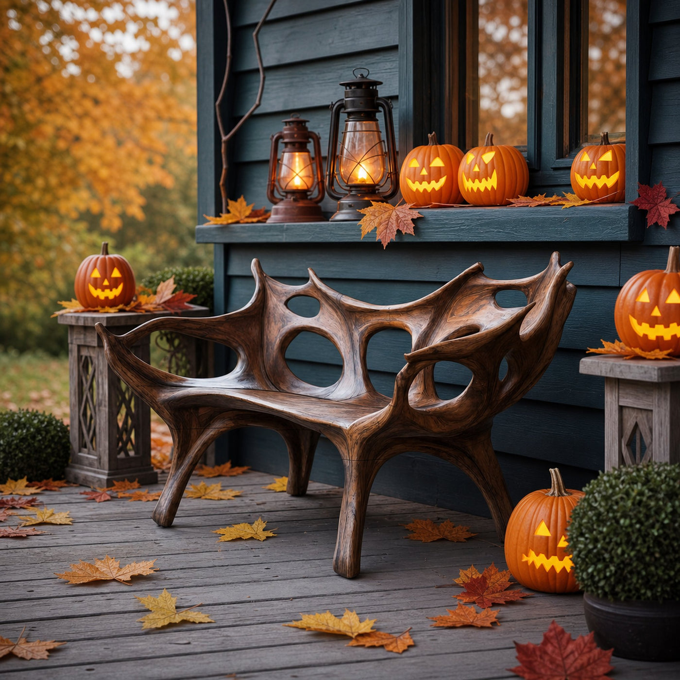 Mid Century Halloween Patio Chair For Unique Halloween Home Decor - product view 7