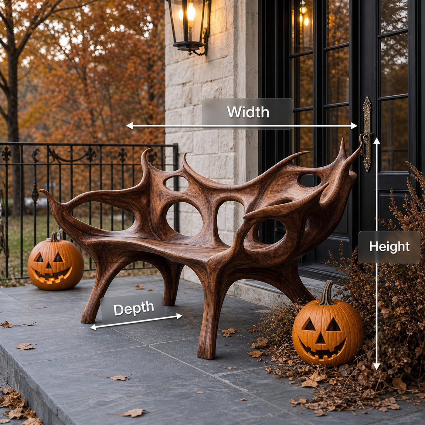 Mid Century Halloween Patio Chair For Unique Halloween Home Decor - product view 8