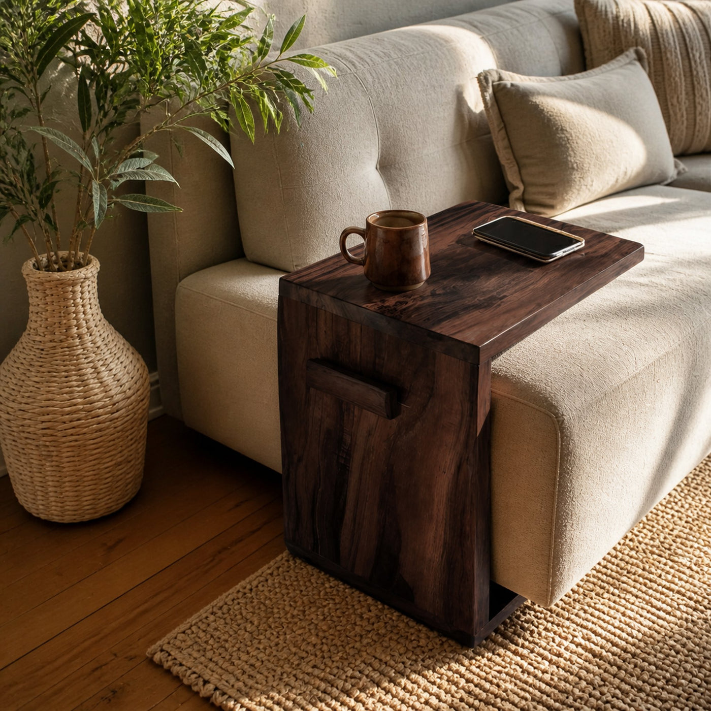 Mid Century Modern Armrest For Wooden Furniture Decor - product view 7