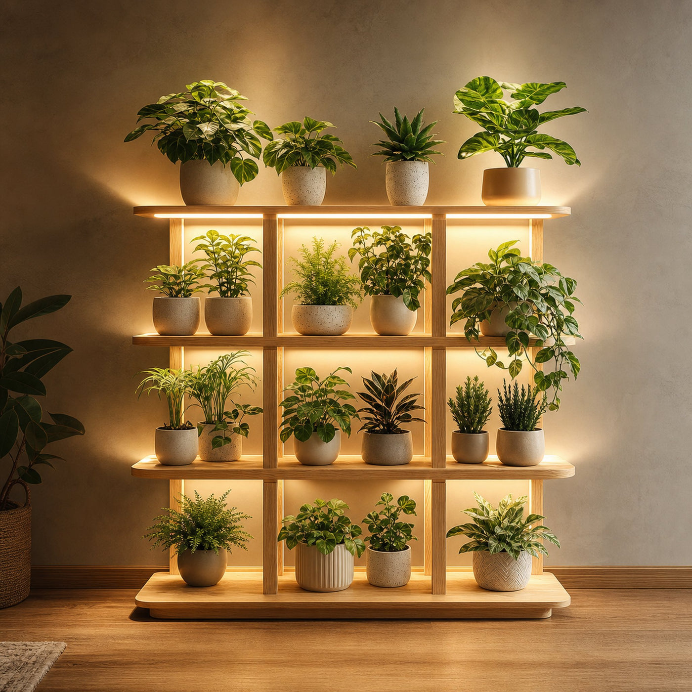 Mid Century Modern Plant Display Cozy Home