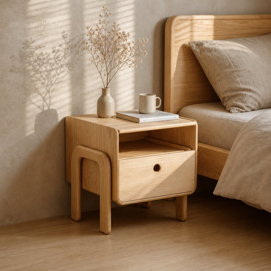 Mid Century Nightstand For Bedroom And Guest Room