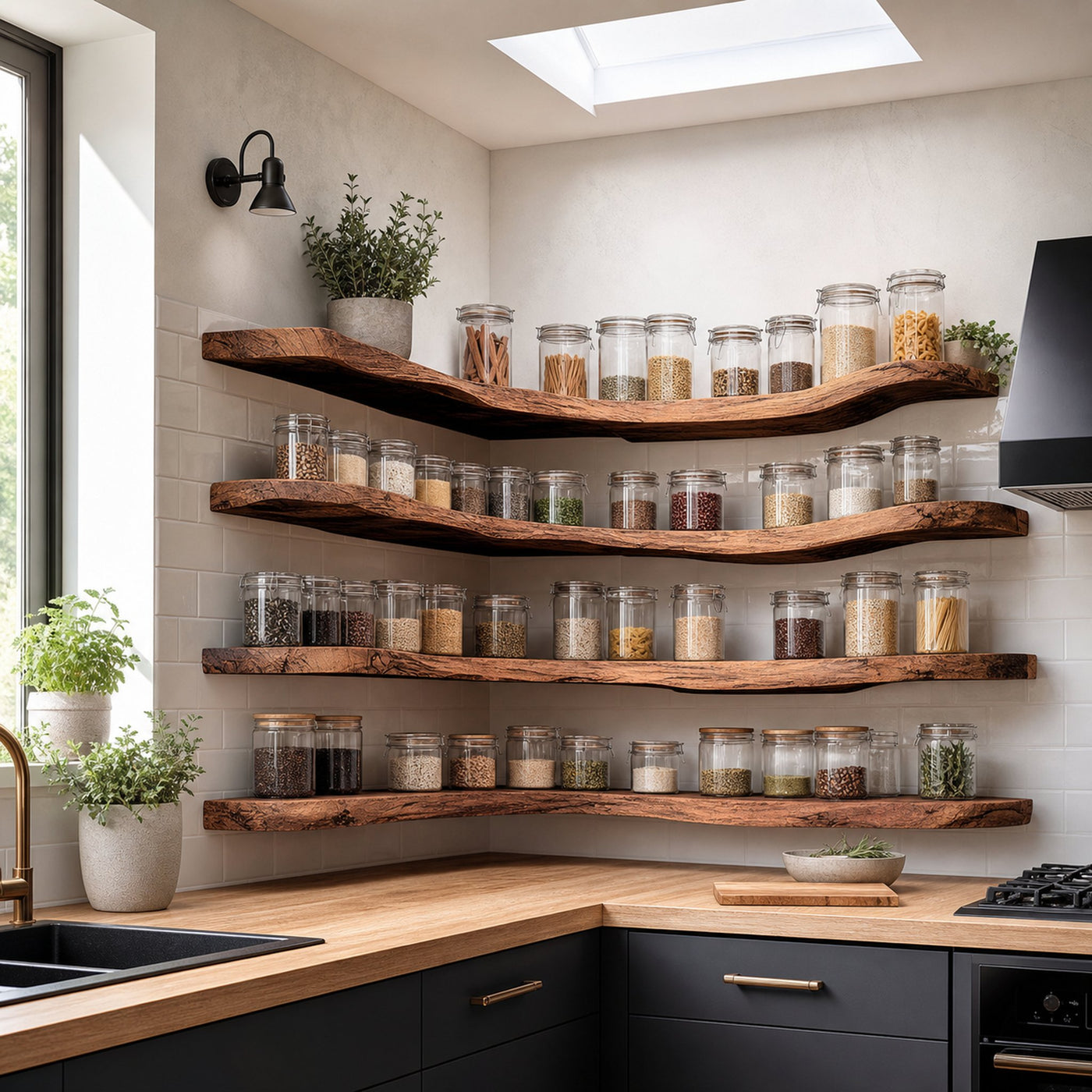 Mid Century Spice Storage Organizer For Kitchen Decor - product view 7