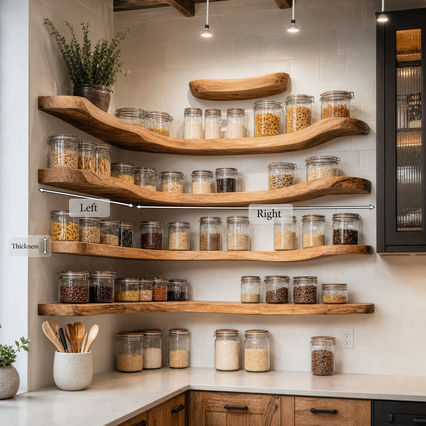Mid Century Spice Storage Organizer For Kitchen Decor - product view 8