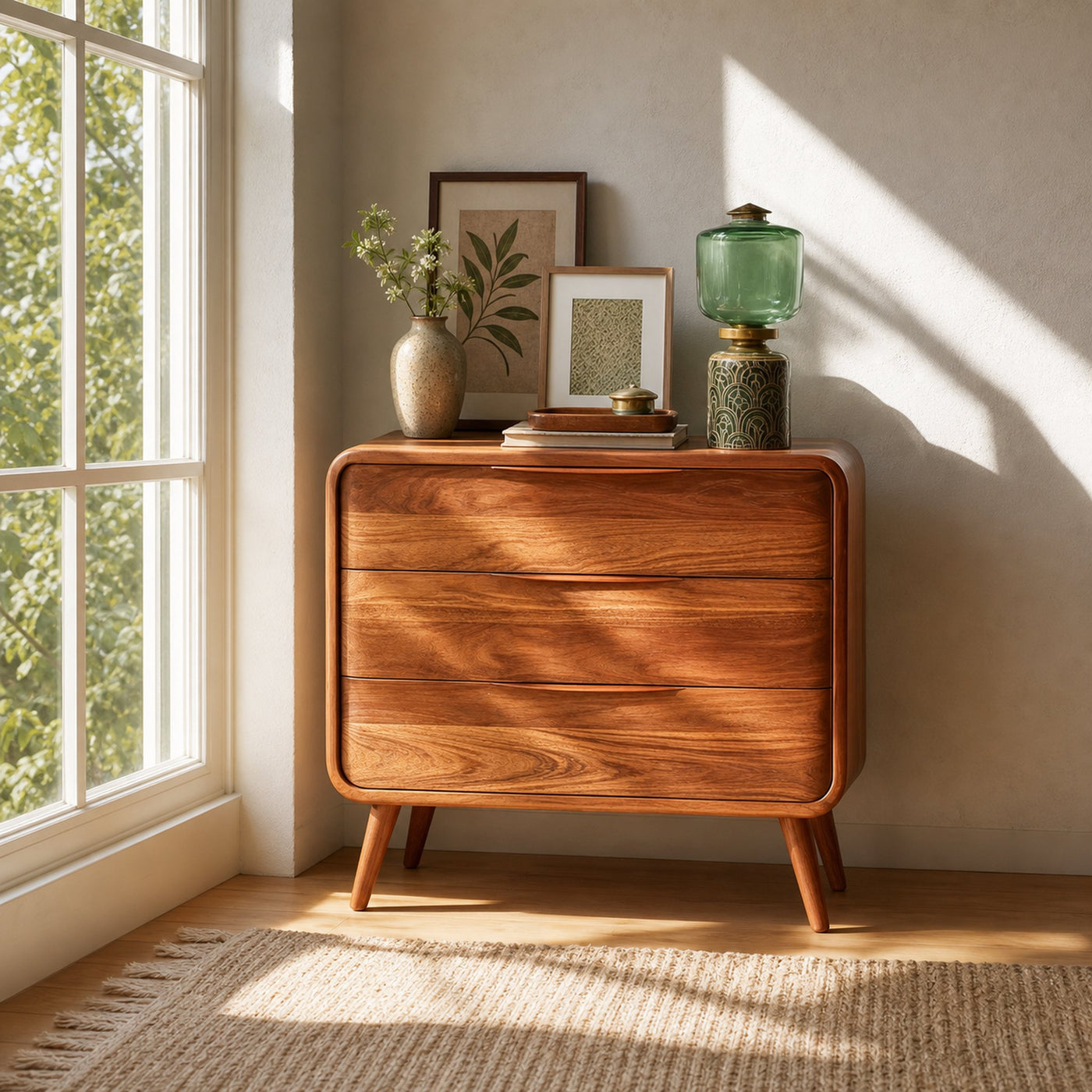 Mid Century Storage Cabinet Bedroom Or Living Room