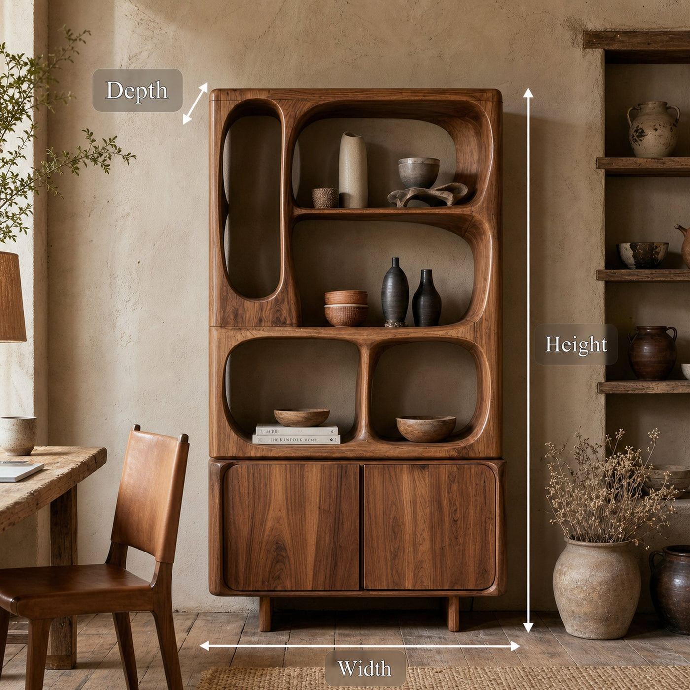 Mid Century Storage Cabinet For Living Room And Dining Room - product view 7