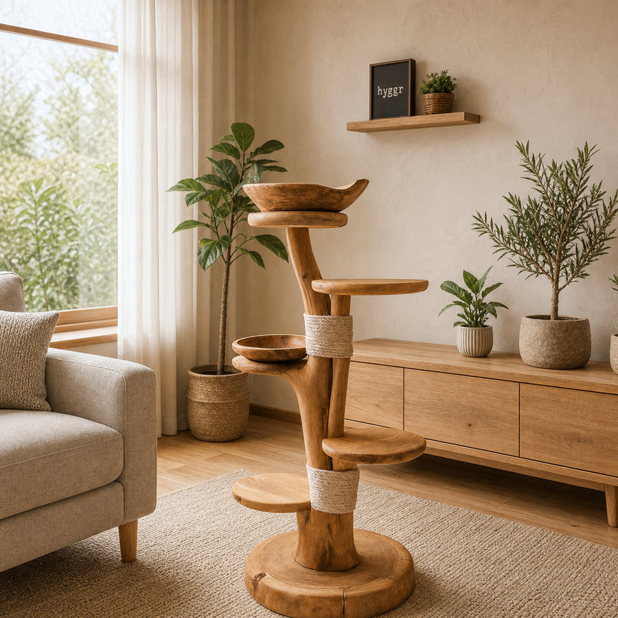 Mid Century Tree Cat Tower Living Home Office