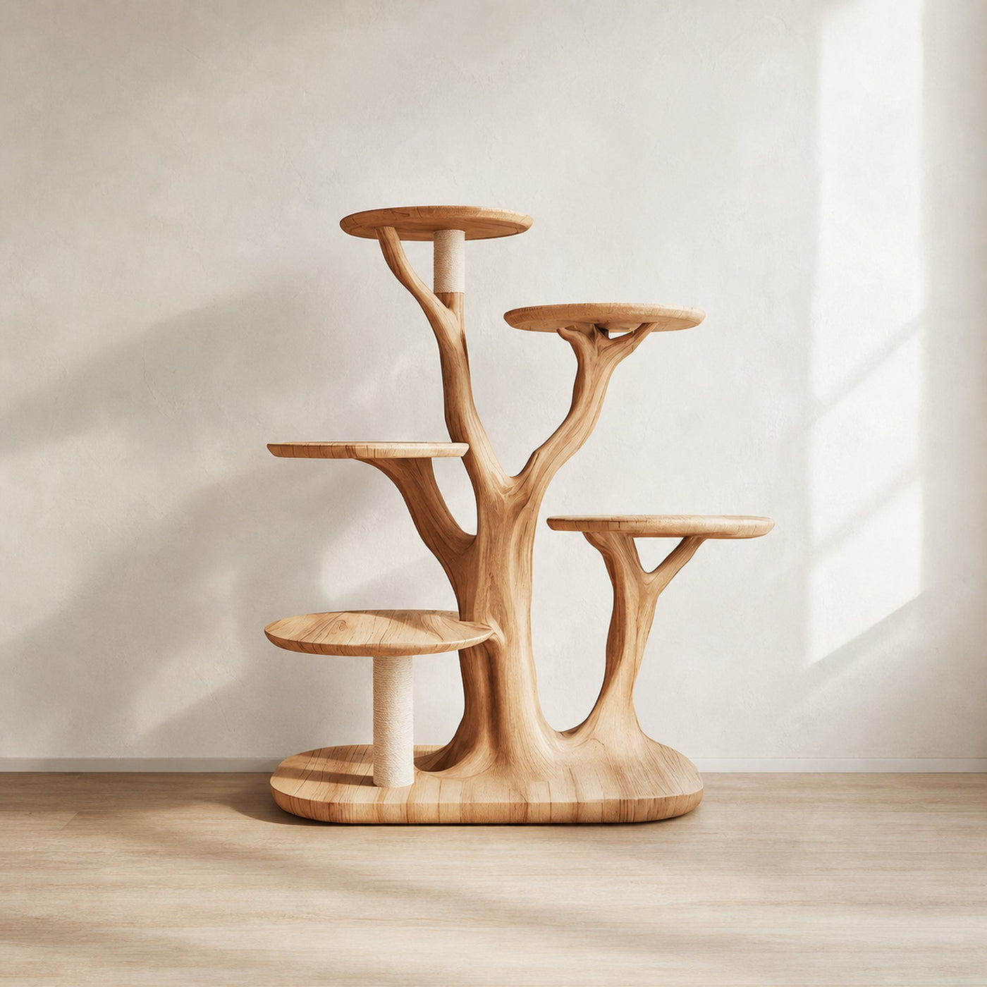 Mid Century Tree Cat Tower Lounge Living Room