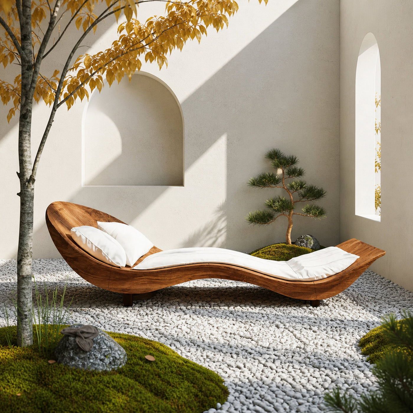 Mid Century Wooden Daybed For Modern Bedroom Furniture Decor - product view 6