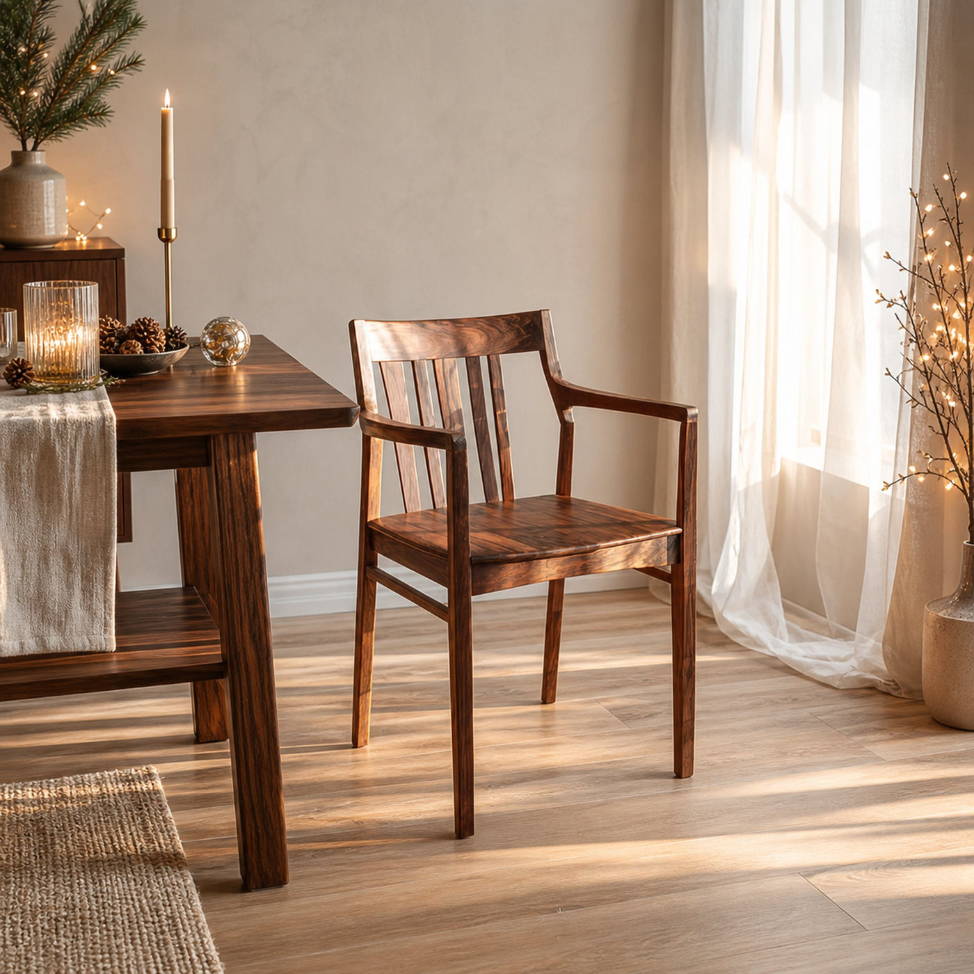 Mid Century Wooden Dining Chair Dining Room