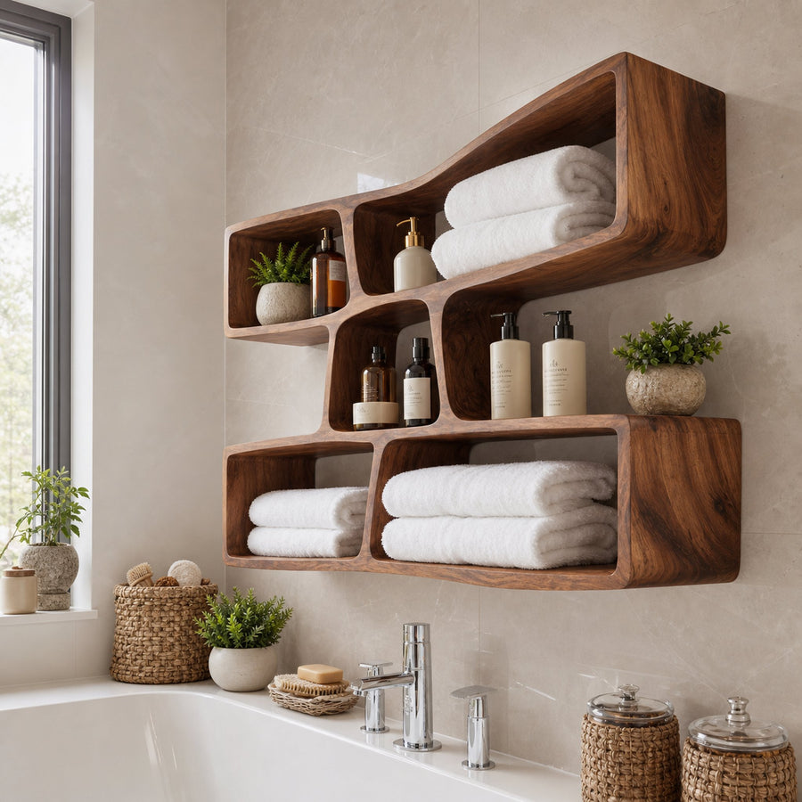 Minimal Wall Bathroom Storage For Bathroom Interior