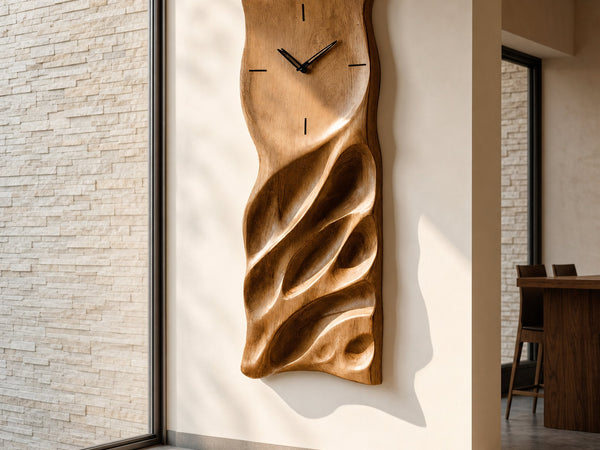 Minimalist Handcrafted Wall Clock For Living Room Interior