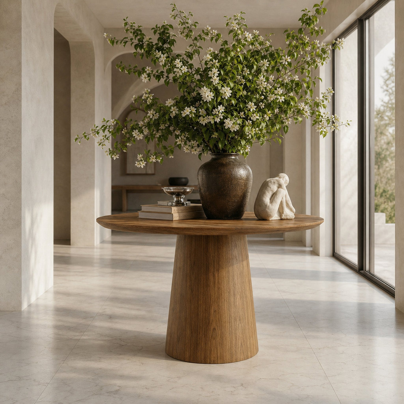 Minimalist Round Entryway Table For Entryway - product view 6