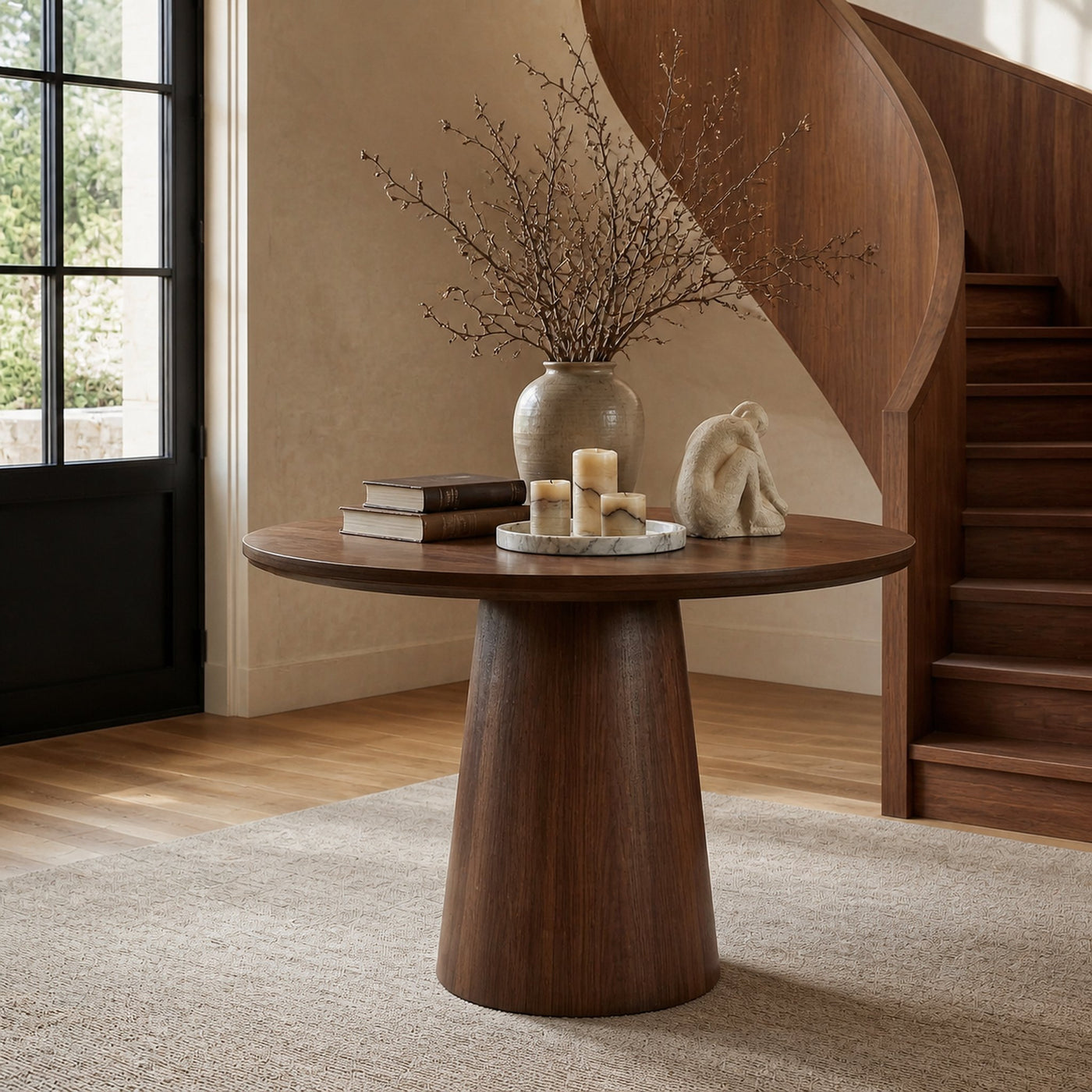 Minimalist Round Entryway Table For Entryway - product view 7