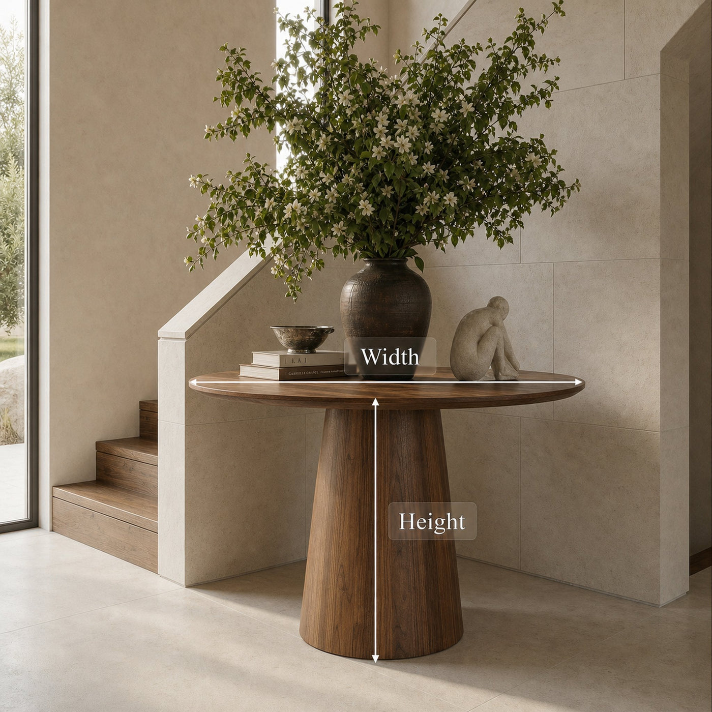 Minimalist Round Entryway Table For Entryway - product view 8