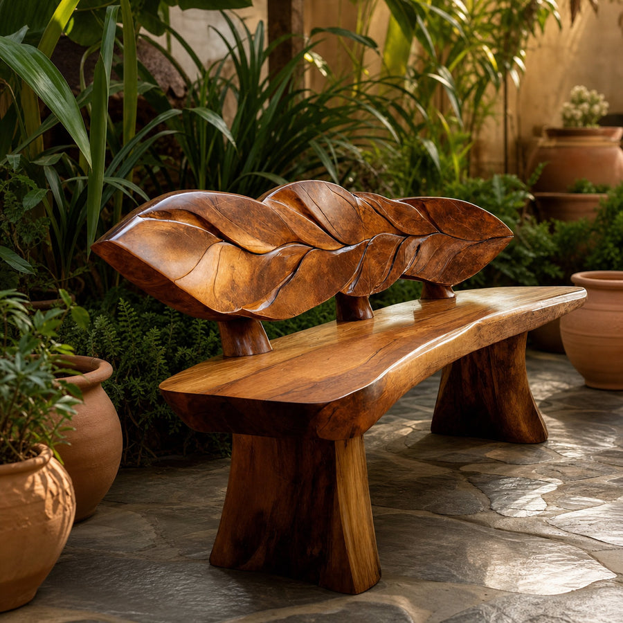Minimalist Solid Wood Entryway Bench For Modern Homes