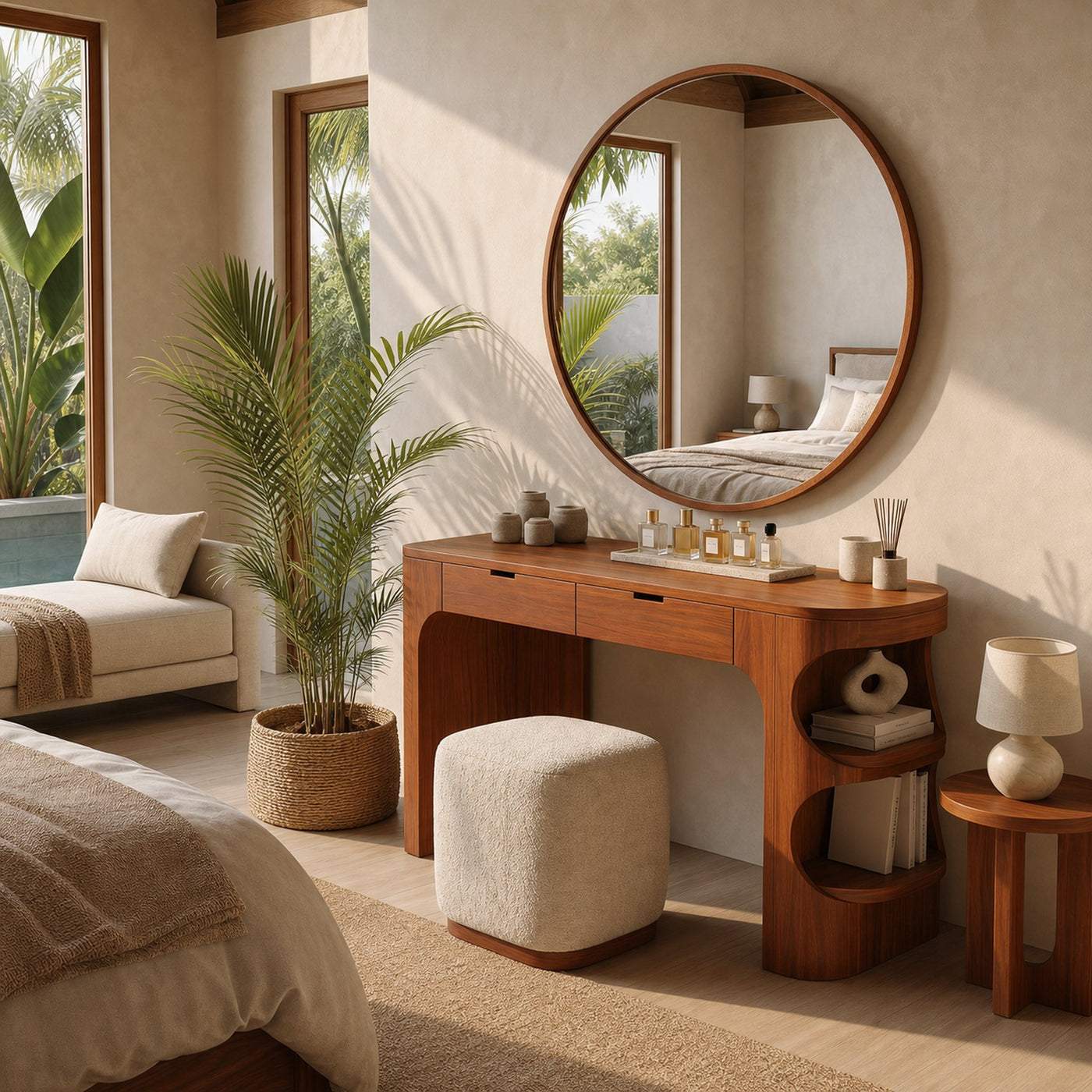 Minimalist Vanity Table With Drawer Storage For Bedroom - product view 6