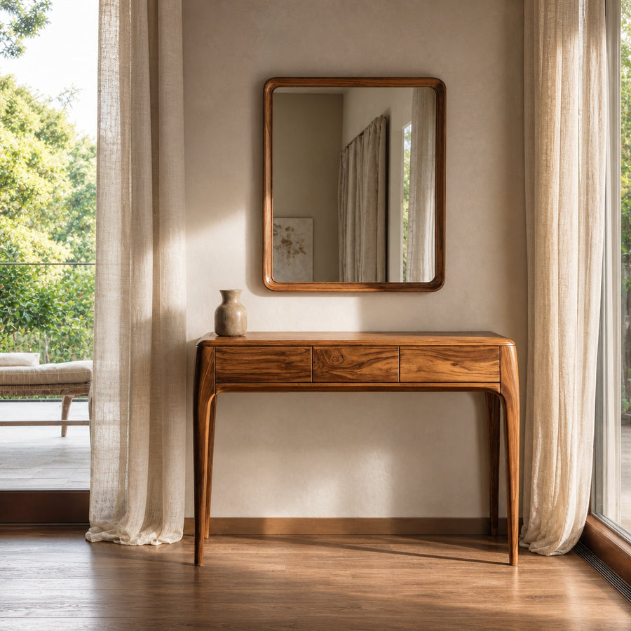 Minimalist Vanity Table With Drawers For Bedroom