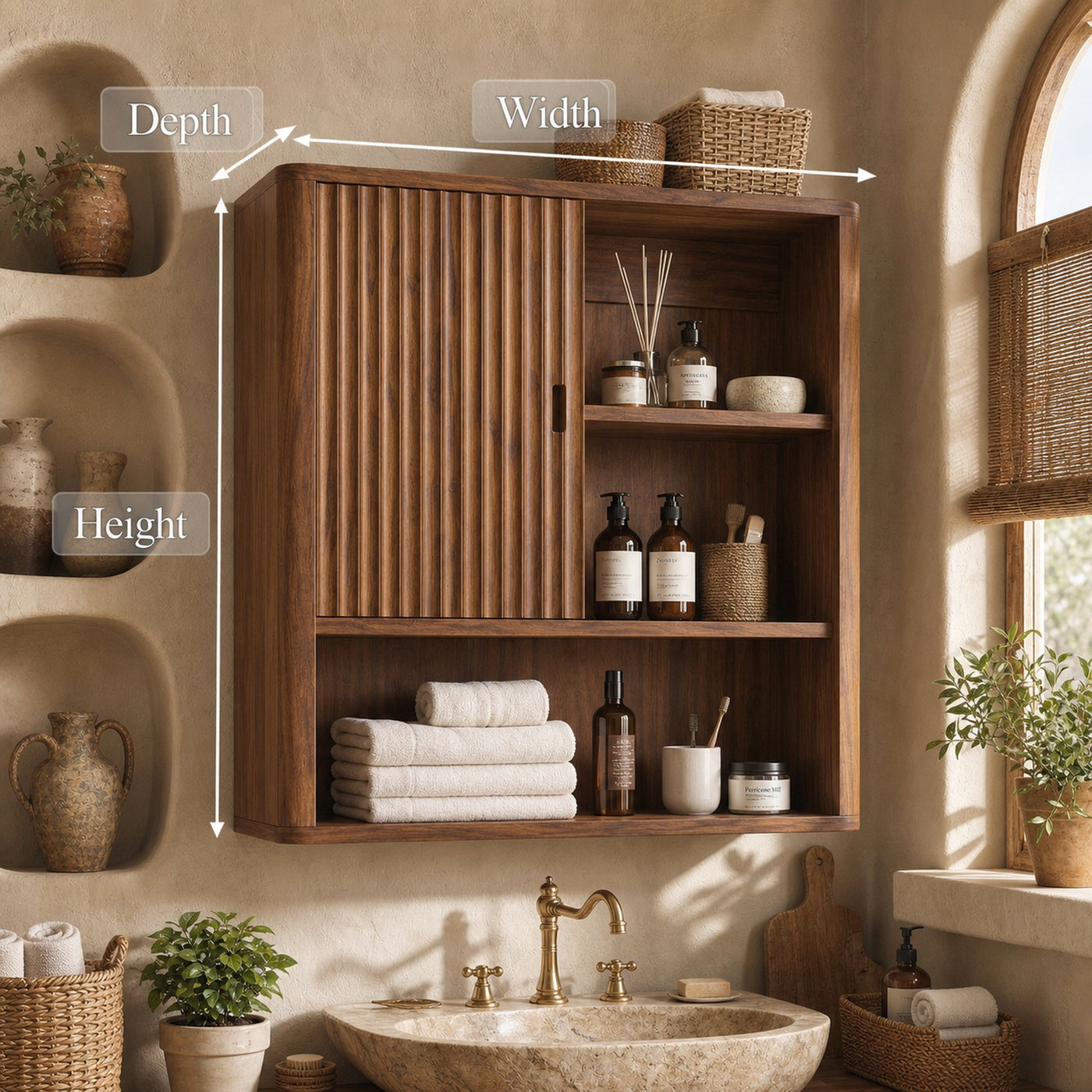 Modern Bathroom Wall Cabinet For Bathroom And Vanity Area - product view 6