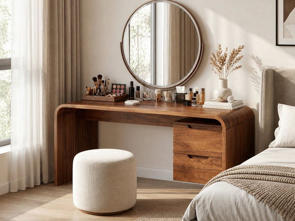 Modern Dressing Table Bedroom Walk In Closet Makeup Area