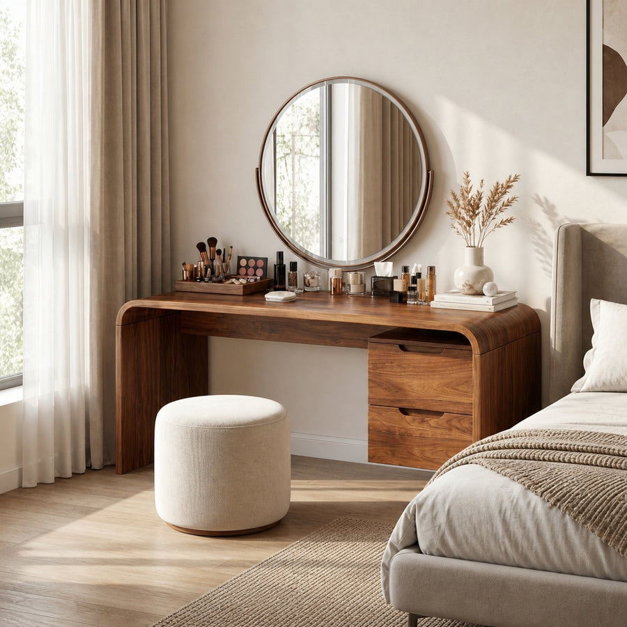 Modern Dressing Table Bedroom Walk In Closet Makeup Area