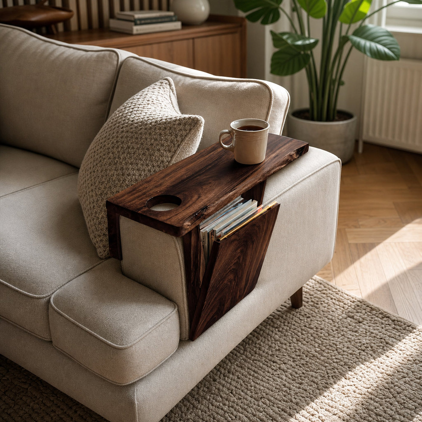 Modern Farmhouse Armrest For Cozy Living Room Style - product view 7