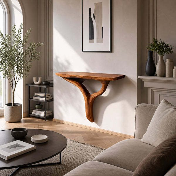 Modern Floating Wood Shelf For Home Interior