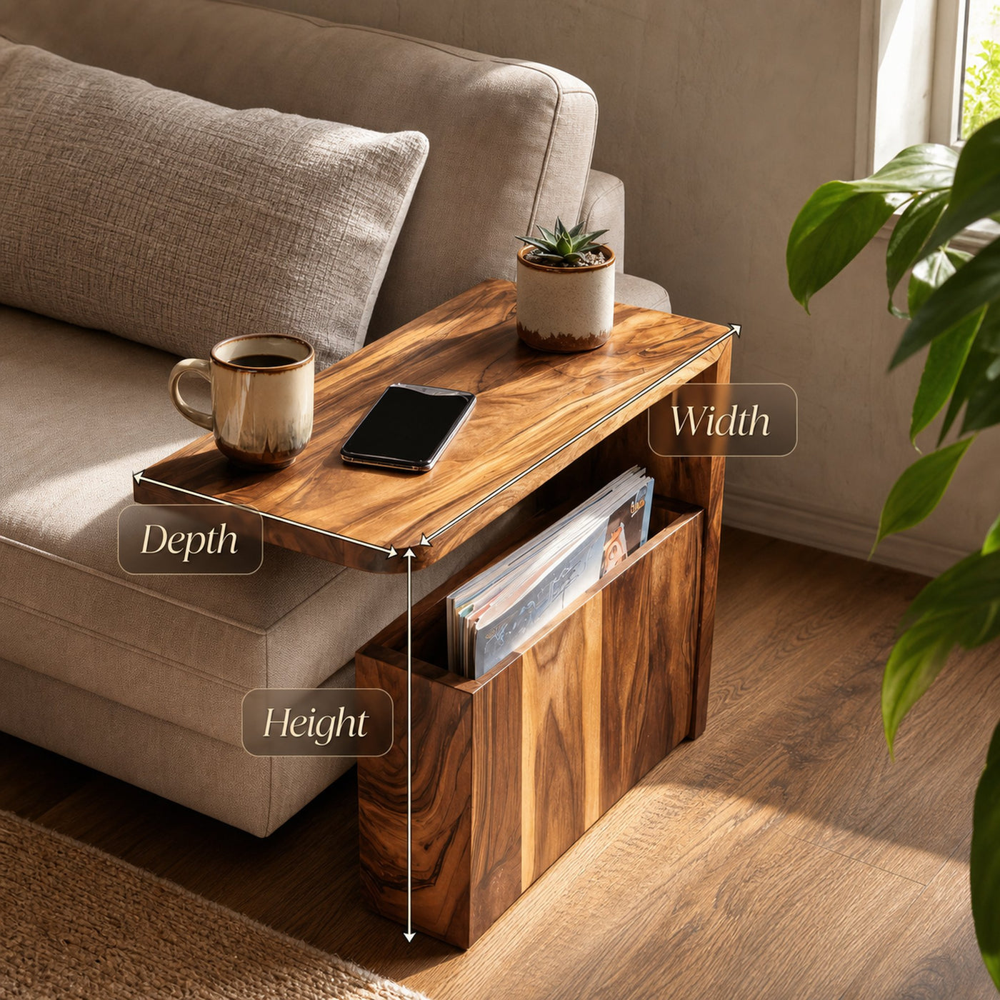 Modern Handcrafted Armrest For Living Room Furniture - product view 7