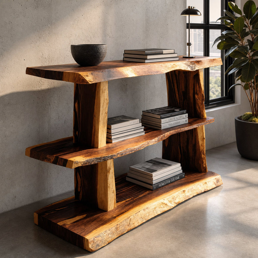 Modern Large Display Shelf For Living Room Storage And Furniture Decor