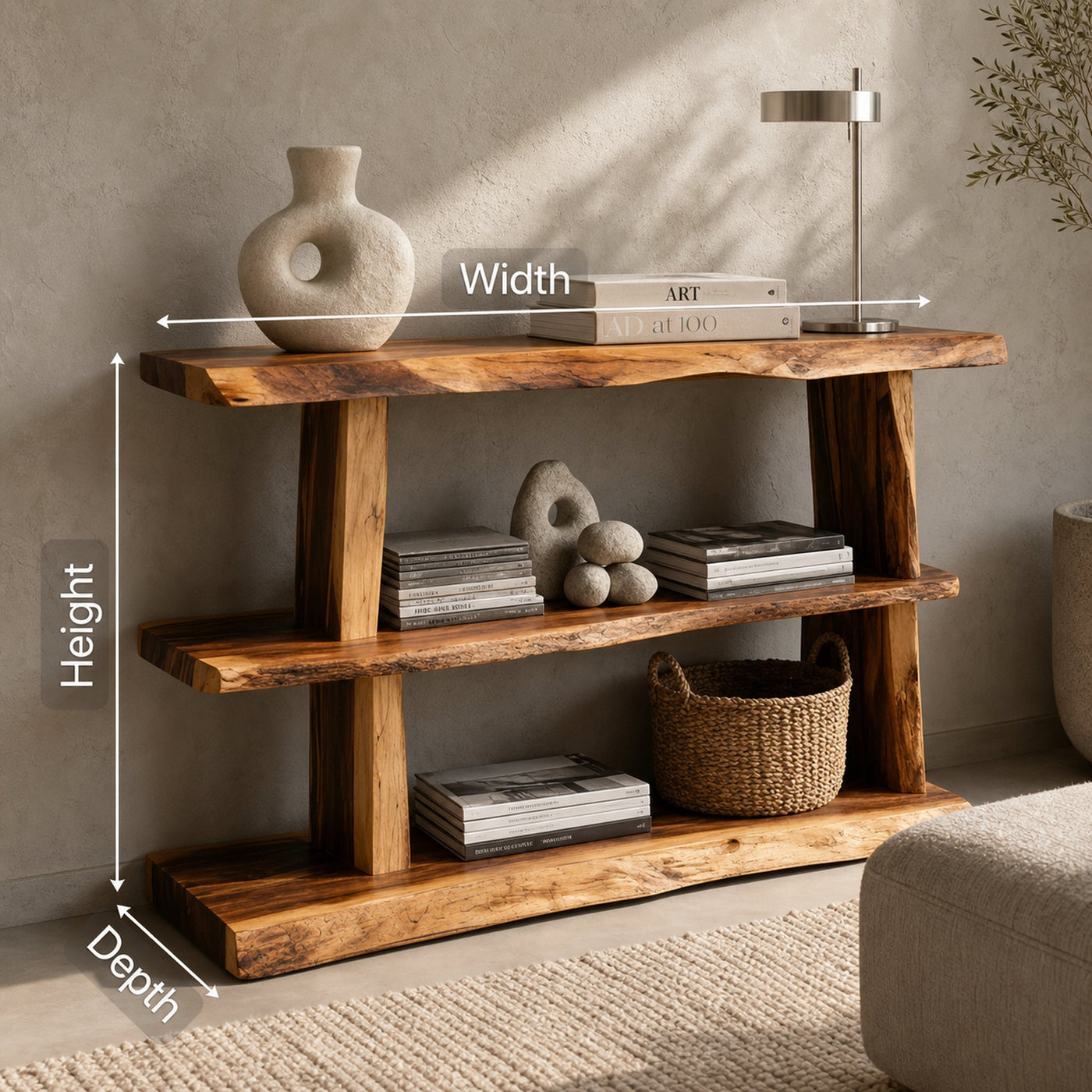 Modern Large Display Shelf For Living Room Storage And Furniture Decor - product view 7