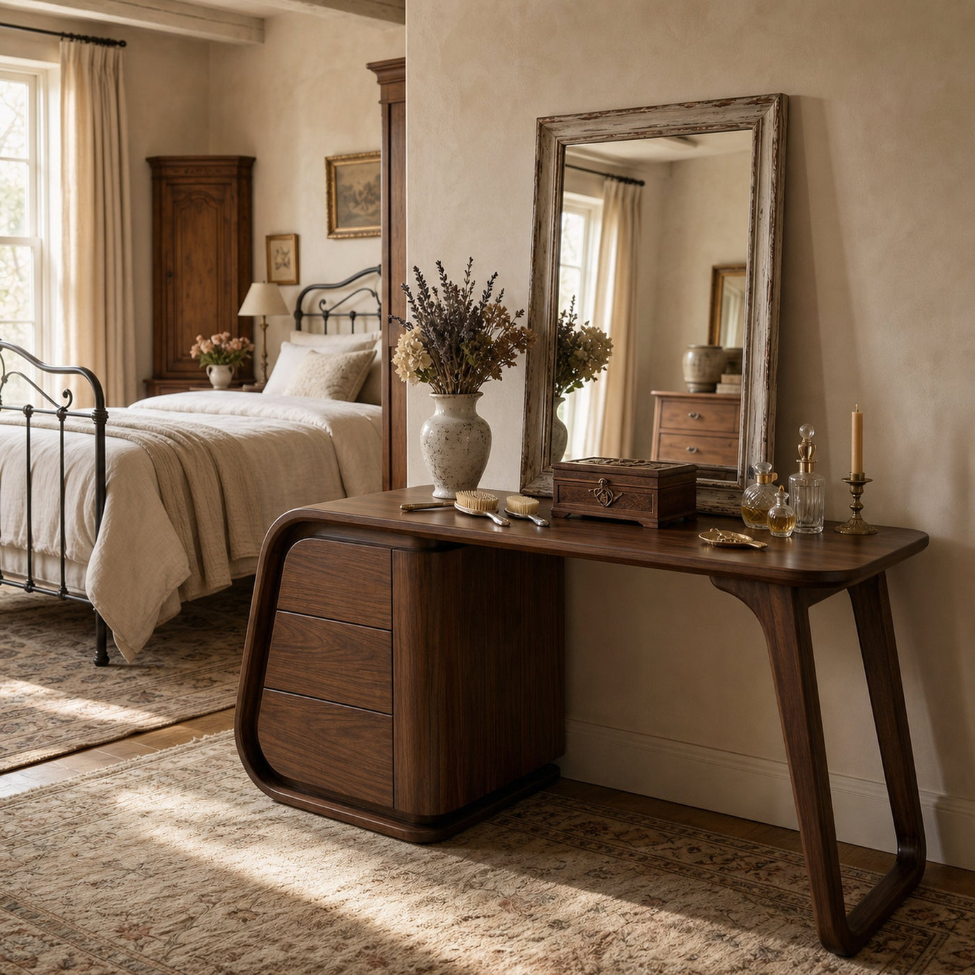 Modern Makeup Vanity Desk With Drawers For Bedroom - product view 7